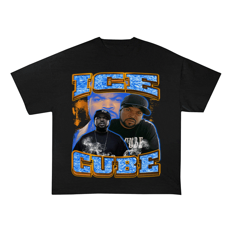 RDMCLOTHINGART tapestry hoodie ICE CUBE HEAVY WEIGHT COTTON TEE-9126