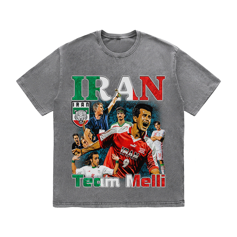 RDMCLOTHINGART tapestry hoodie IRAN HEAVY WEIGHT COTTON TEE-8960