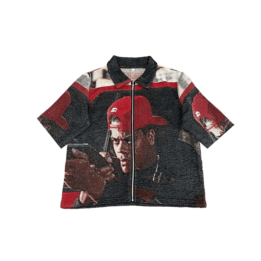 RDMCLOTHINGART tapestry hoodie IS U GON SLIDE TAPESTRY TEE