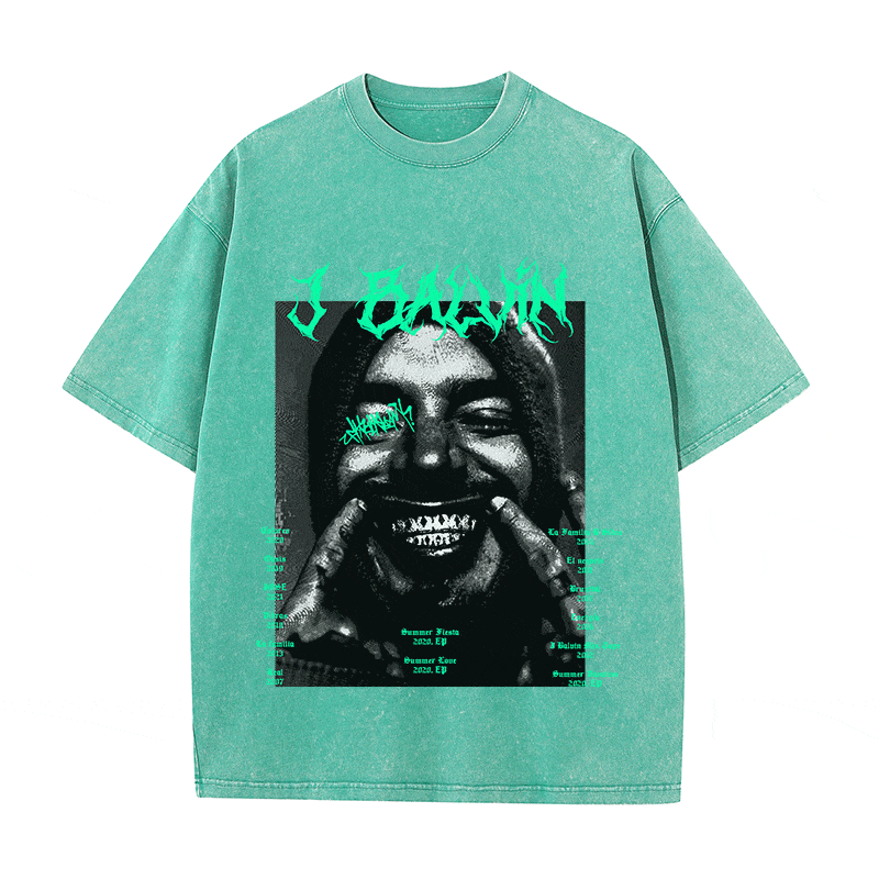 RDMCLOTHINGART tapestry hoodie J BALVIN HEAVY WEIGHT COTTON TEE-8880
