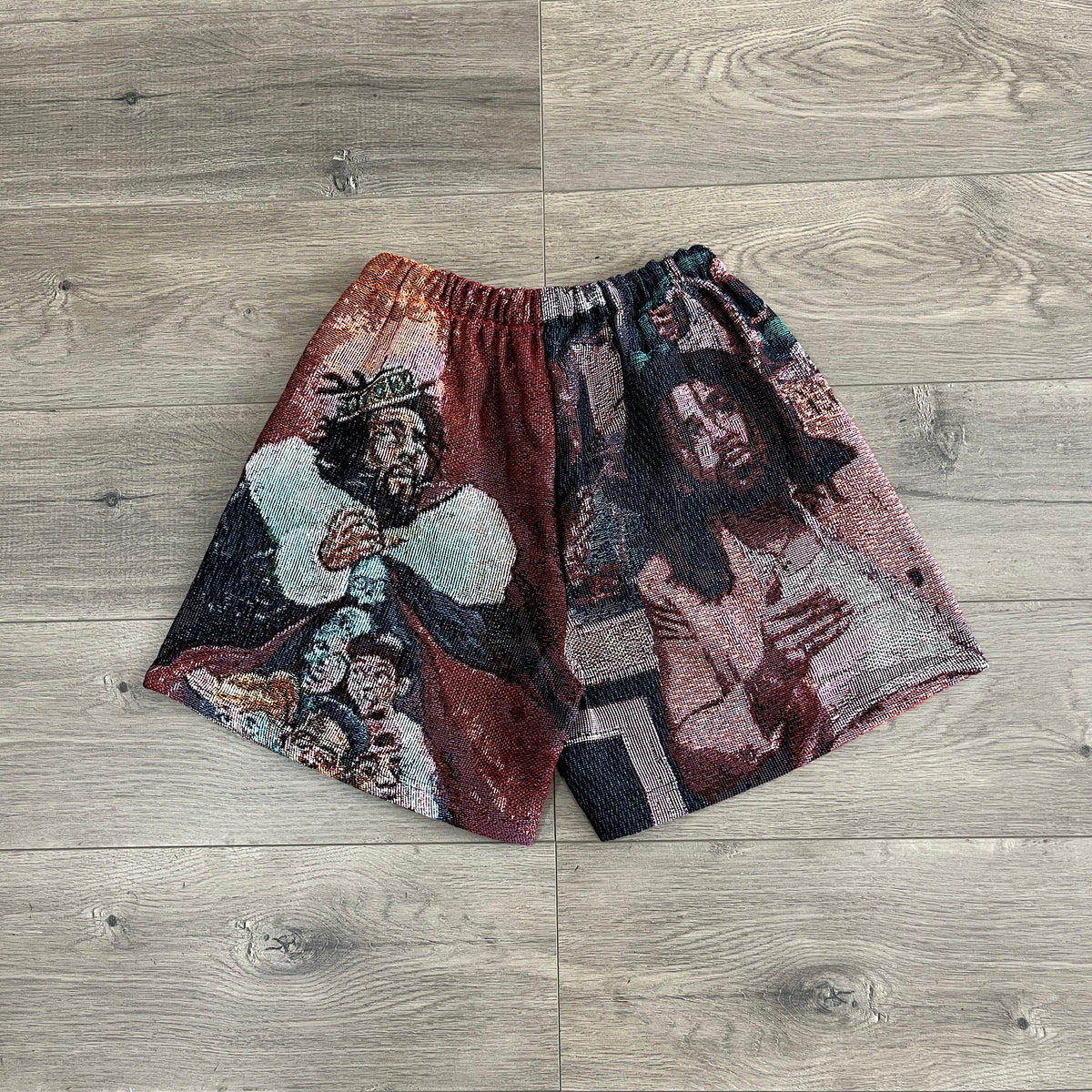 RDMCLOTHINGART tapestry hoodie J COLE TAPESTRY SHORTS