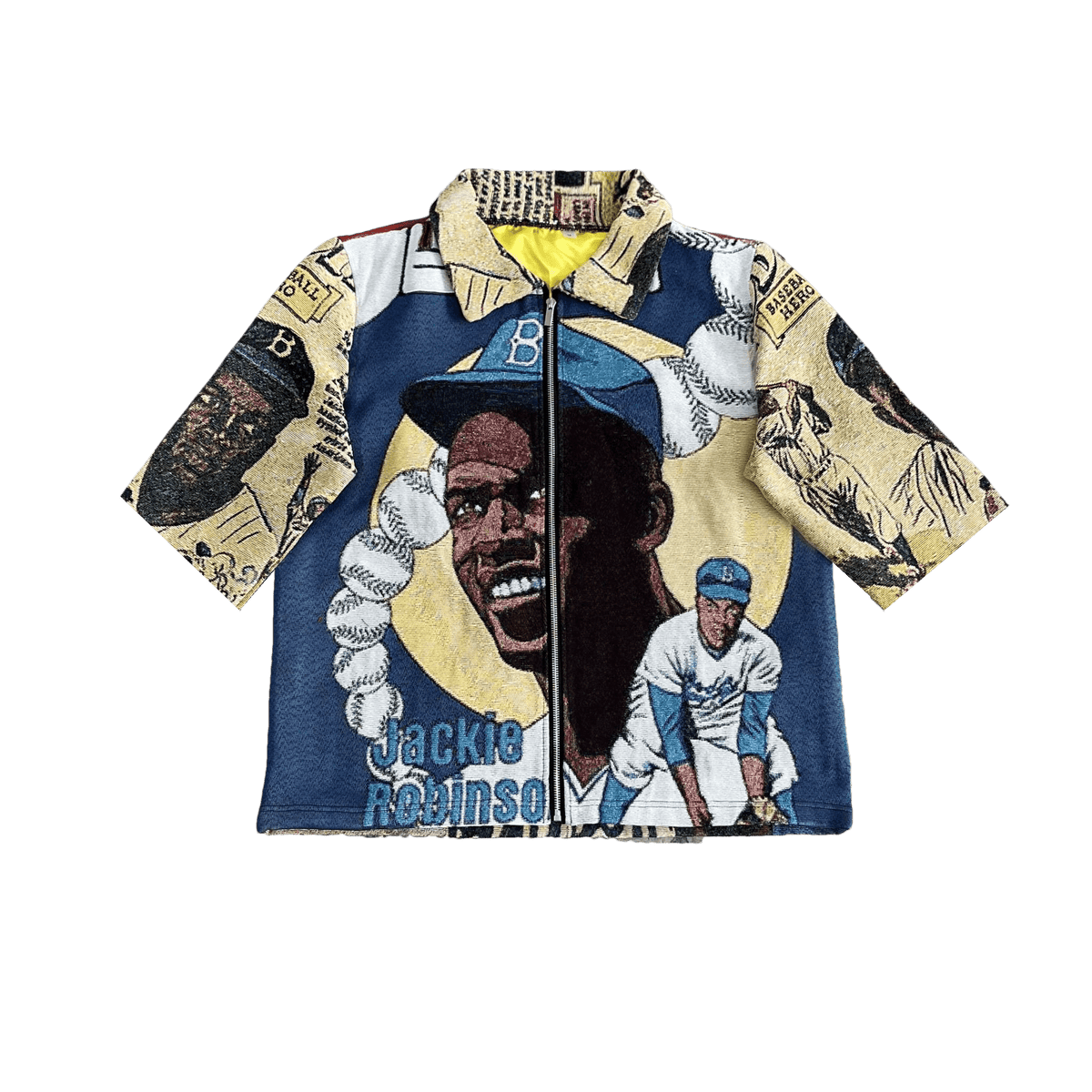 RDMCLOTHINGART tapestry hoodie JACKIEROBINSO TAPESTRY TEE