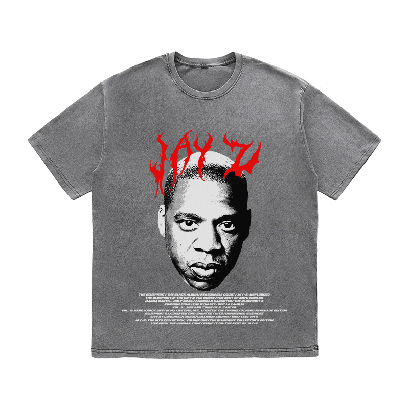 RDMCLOTHINGART tapestry hoodie JAY Z HEAVY WEIGHT COTTON TEE-8934