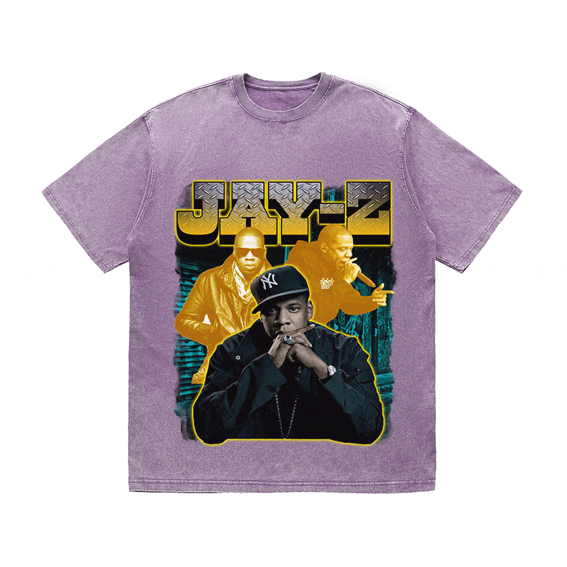 RDMCLOTHINGART tapestry hoodie JAYZ HEAVY WEIGHT COTTON TEE-9127