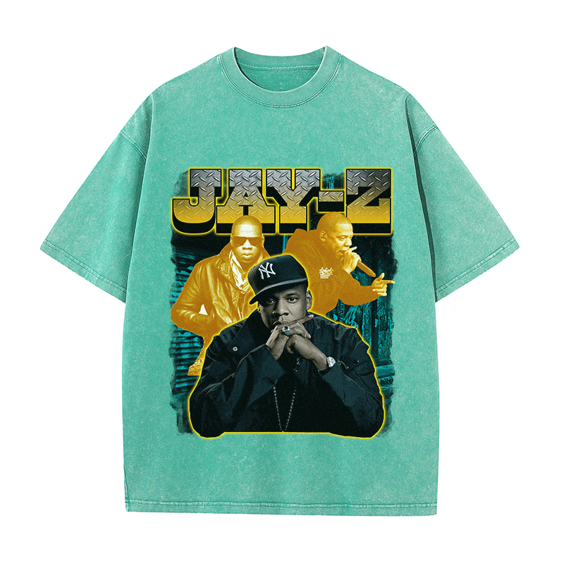RDMCLOTHINGART tapestry hoodie JAYZ HEAVY WEIGHT COTTON TEE-9127