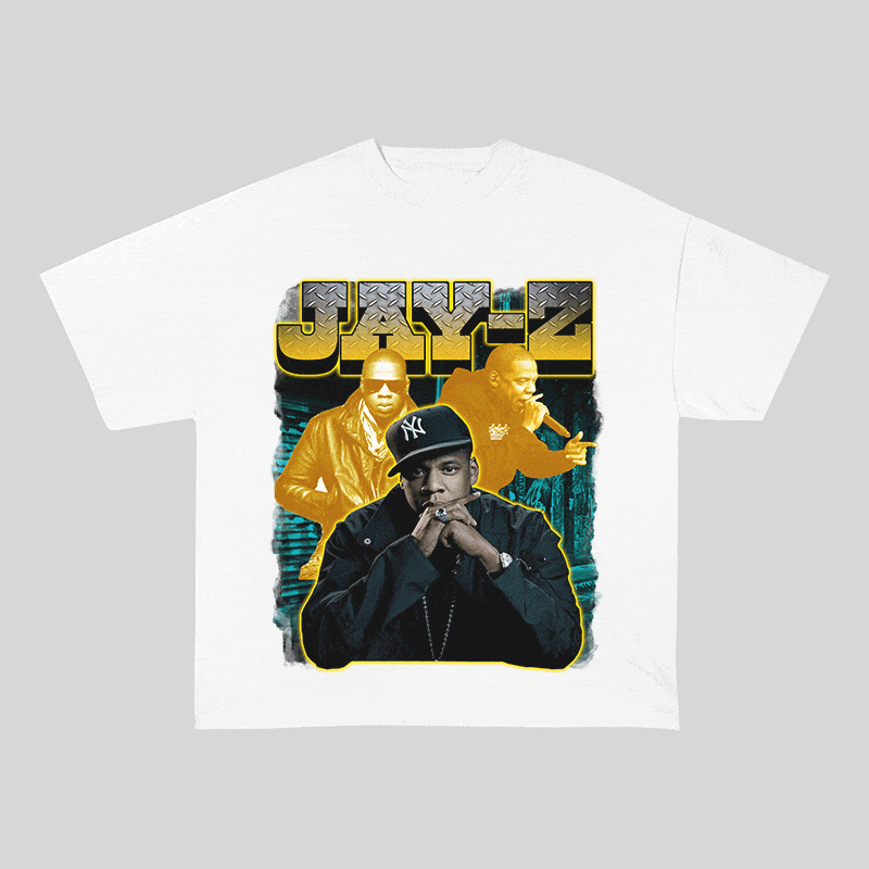 RDMCLOTHINGART tapestry hoodie JAYZ HEAVY WEIGHT COTTON TEE-9127