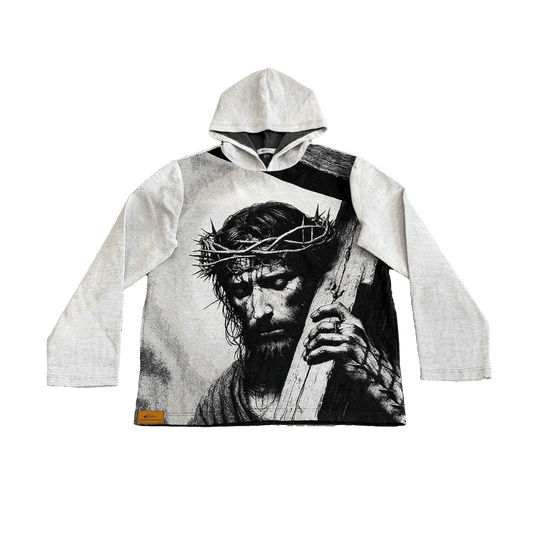 RDMCLOTHINGART tapestry hoodie JESUS V2 TAPESTRY HOODIE