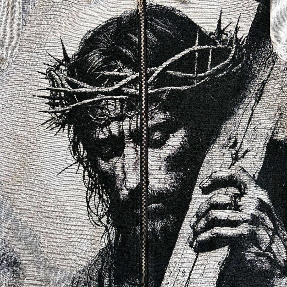 RDMCLOTHINGART tapestry hoodie JESUS V2 TAPESTRY JACKET