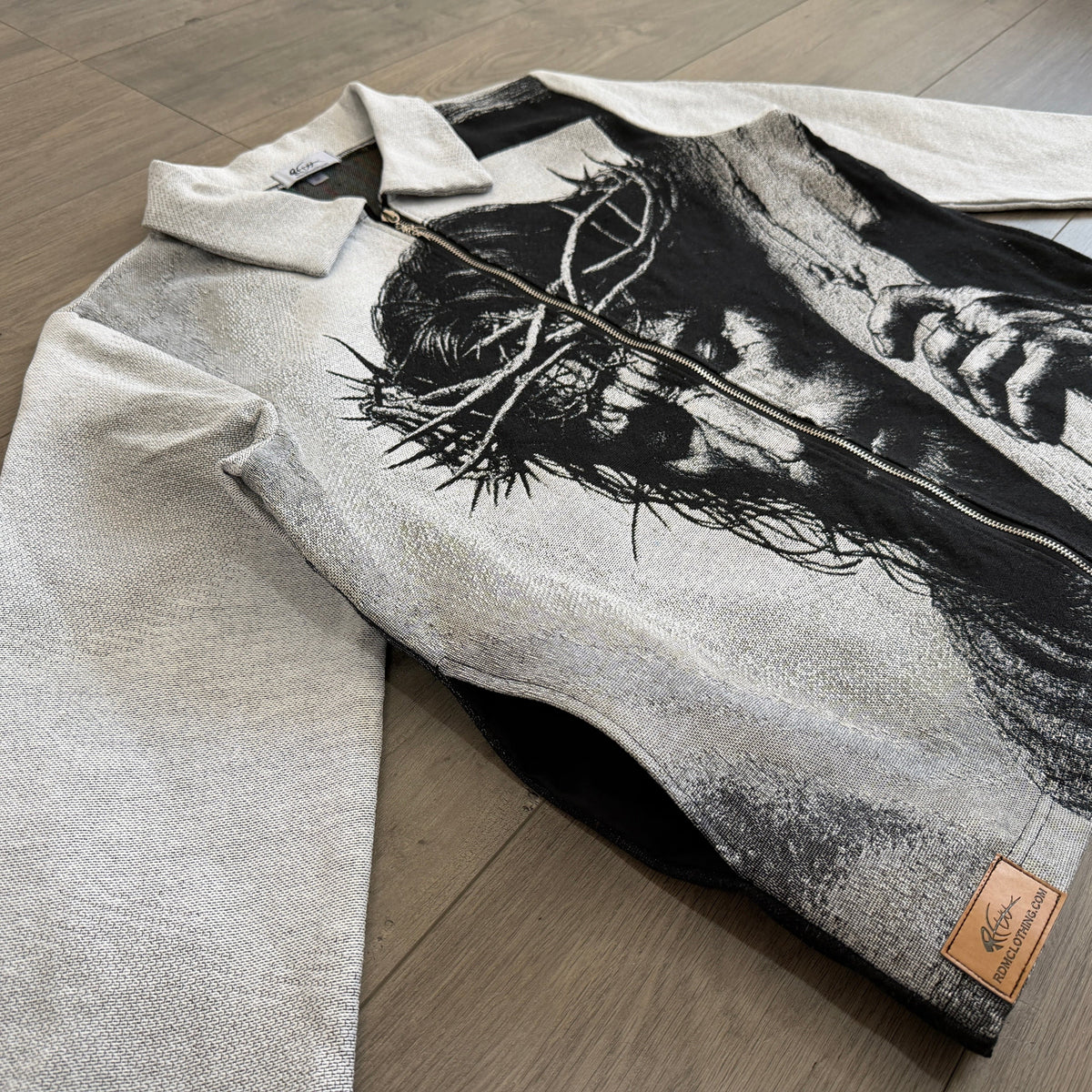 RDMCLOTHINGART tapestry hoodie JESUS V2 TAPESTRY JACKET