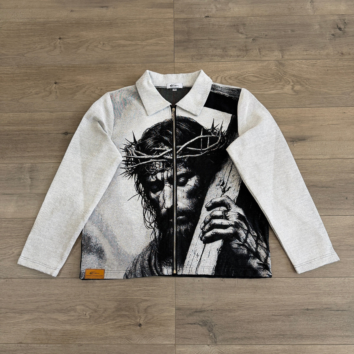 RDMCLOTHINGART tapestry hoodie JESUS V2 TAPESTRY JACKET