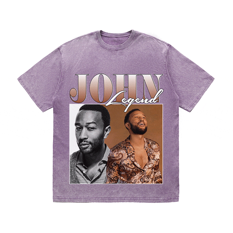RDMCLOTHINGART tapestry hoodie JOHN LEGEND HEAVY WEIGHT COTTON TEE-8863