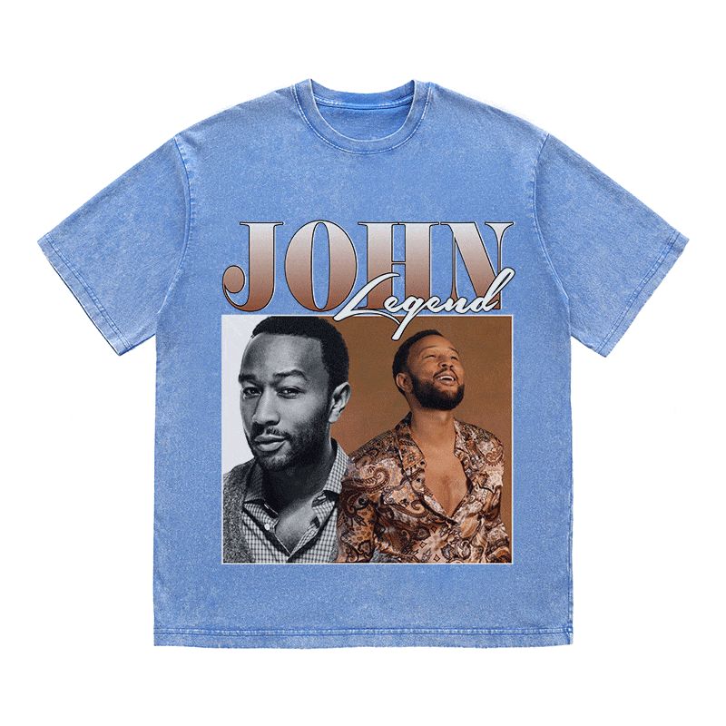 RDMCLOTHINGART tapestry hoodie JOHN LEGEND HEAVY WEIGHT COTTON TEE-8863
