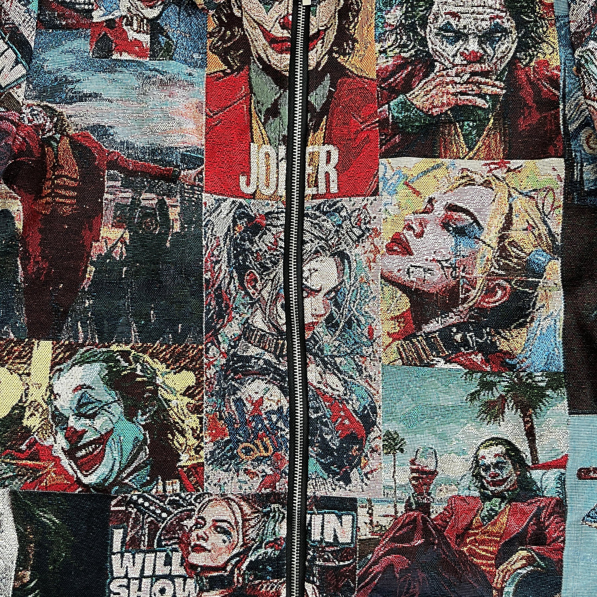 RDMCLOTHINGART tapestry hoodie JOKER&QUINN TAPESTRY TEE