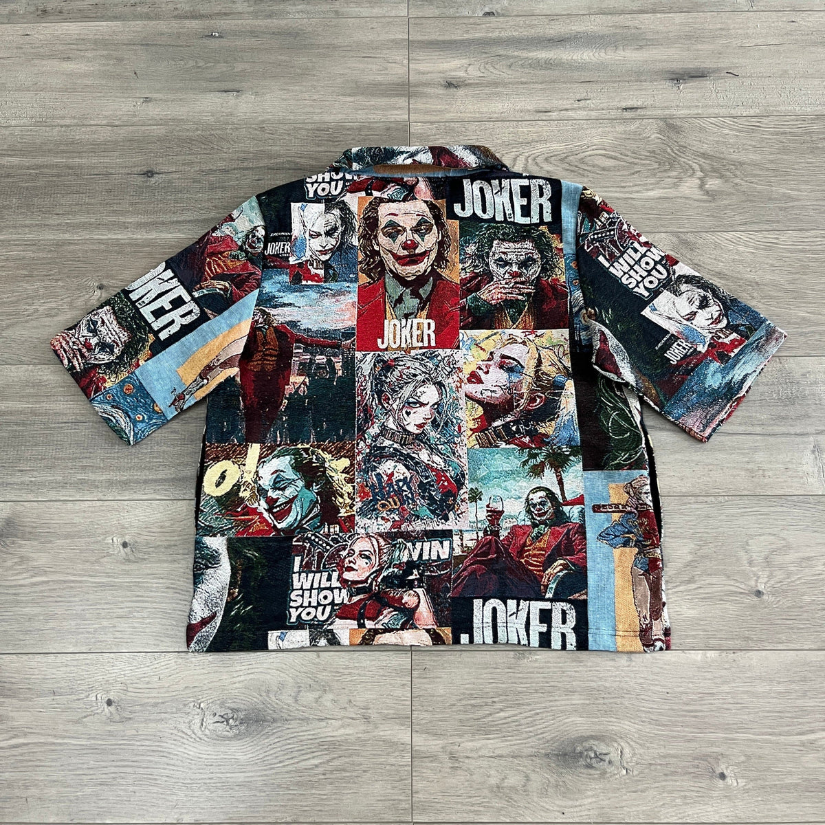 RDMCLOTHINGART tapestry hoodie JOKER&QUINN TAPESTRY TEE