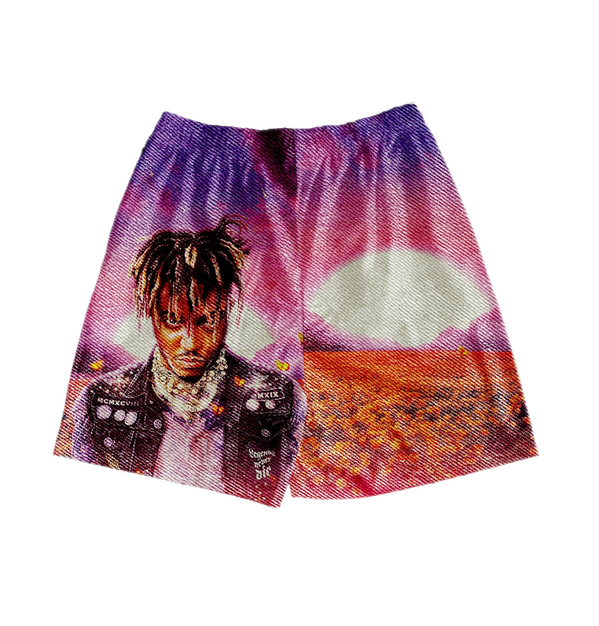 RDMCLOTHINGART tapestry hoodie JUICE WRLD TAPESTRY SHORTS