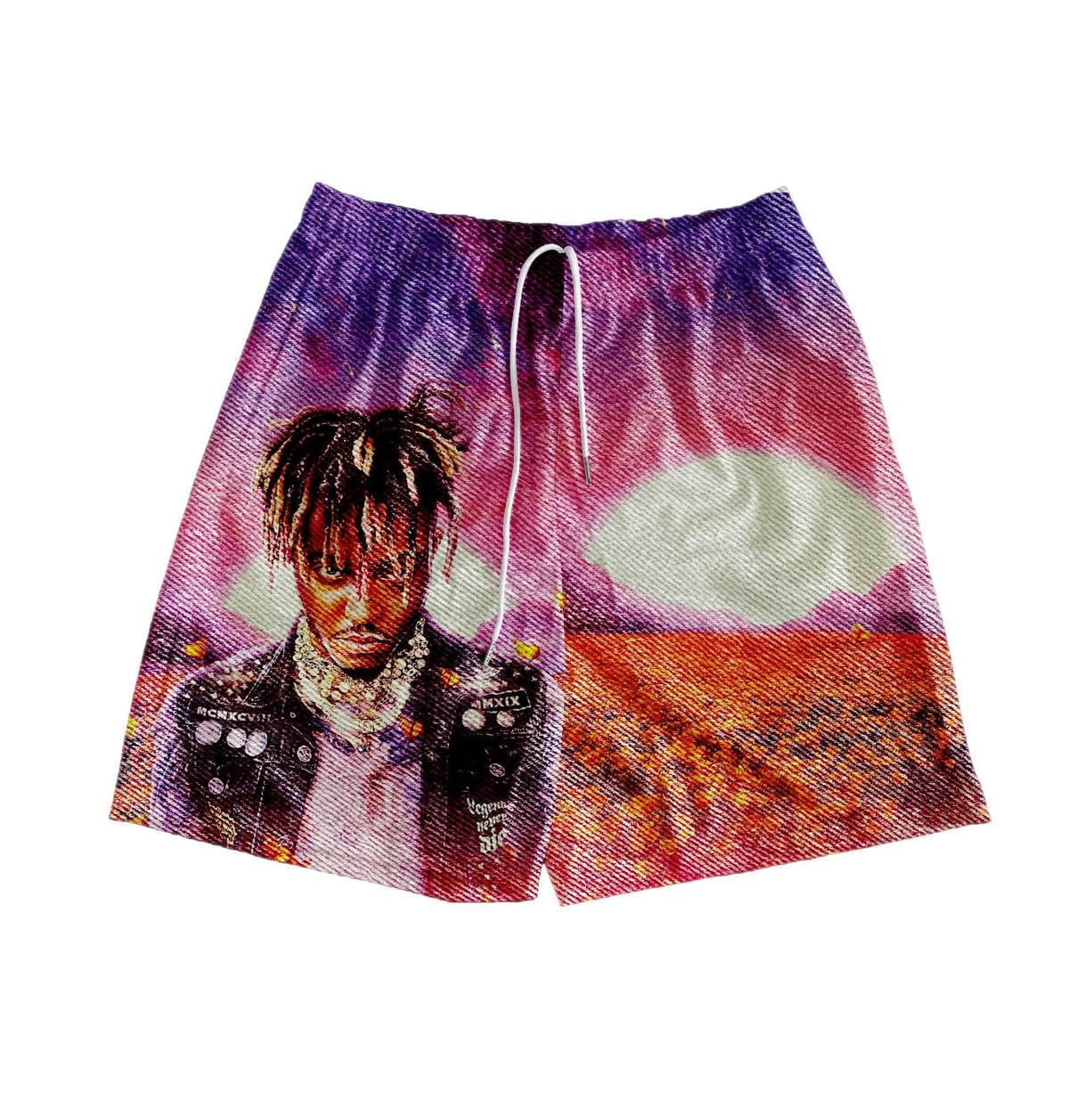 RDMCLOTHINGART tapestry hoodie JUICE WRLD TAPESTRY SHORTS