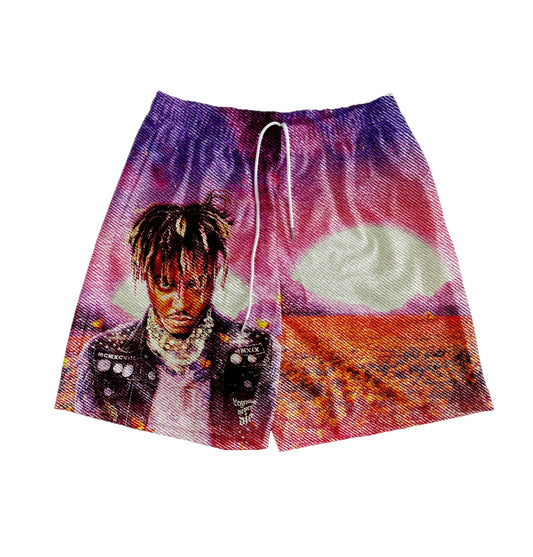 RDMCLOTHINGART tapestry hoodie JUICE WRLD TAPESTRY SHORTS