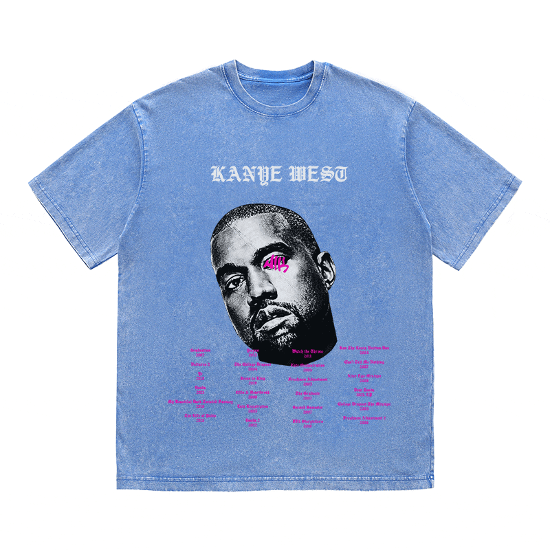RDMCLOTHINGART tapestry hoodie KANYE WEST HEAVY WEIGHT COTTON TEE-8881