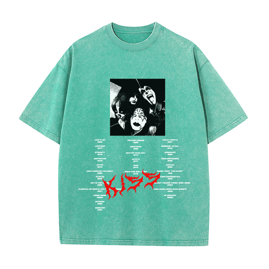 RDMCLOTHINGART tapestry hoodie KISS HEAVY WEIGHT COTTON TEE-8883