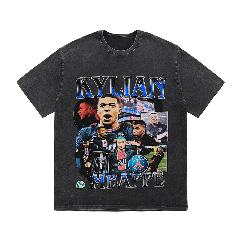 RDMCLOTHINGART tapestry hoodie KYLIAN HEAVY WEIGHT COTTON TEE-8964