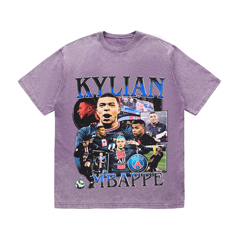 RDMCLOTHINGART tapestry hoodie KYLIAN HEAVY WEIGHT COTTON TEE-8964