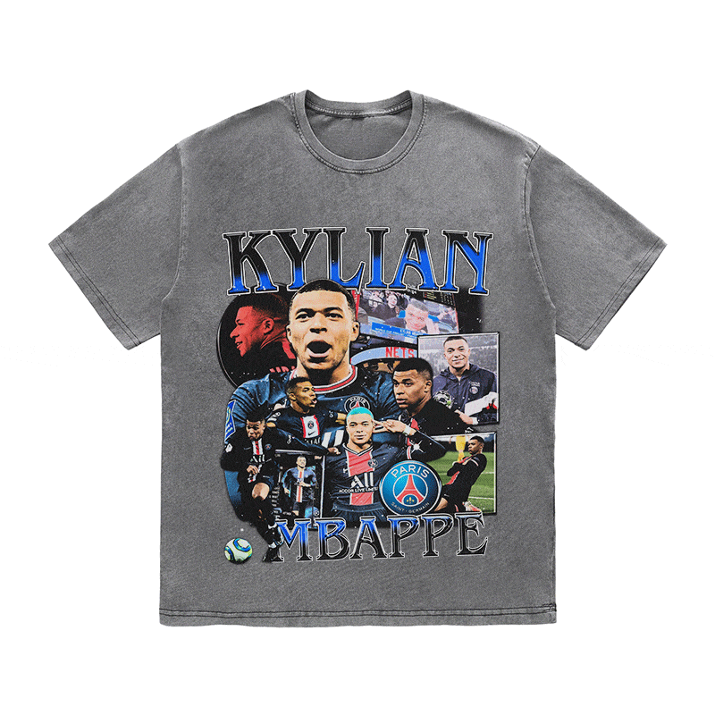 RDMCLOTHINGART tapestry hoodie KYLIAN HEAVY WEIGHT COTTON TEE-8964