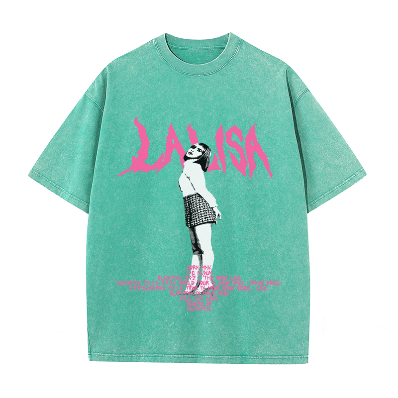 RDMCLOTHINGART tapestry hoodie LALISA HEAVY WEIGHT COTTON TEE-8912
