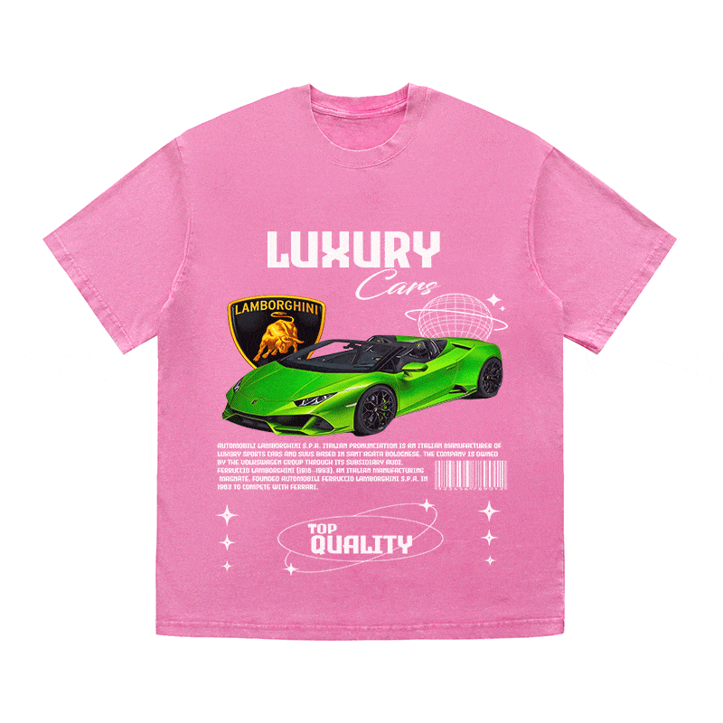 RDMCLOTHINGART tapestry hoodie LAMBORGHINI HEAVY WEIGHT COTTON TEE-9101