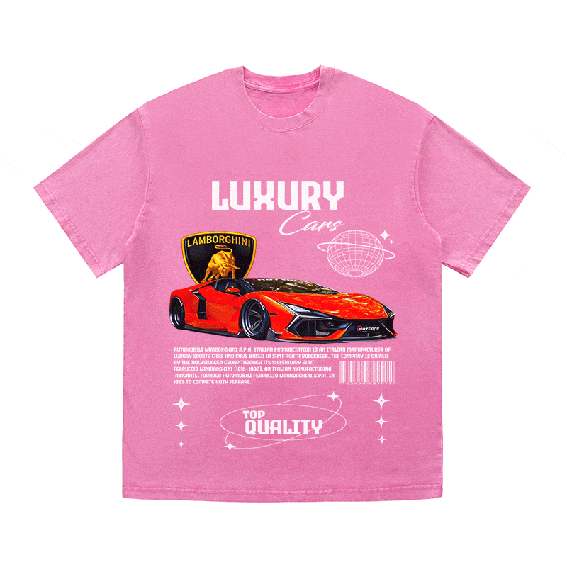 RDMCLOTHINGART tapestry hoodie LAMBORGHINI HEAVY WEIGHT COTTON TEE-9102