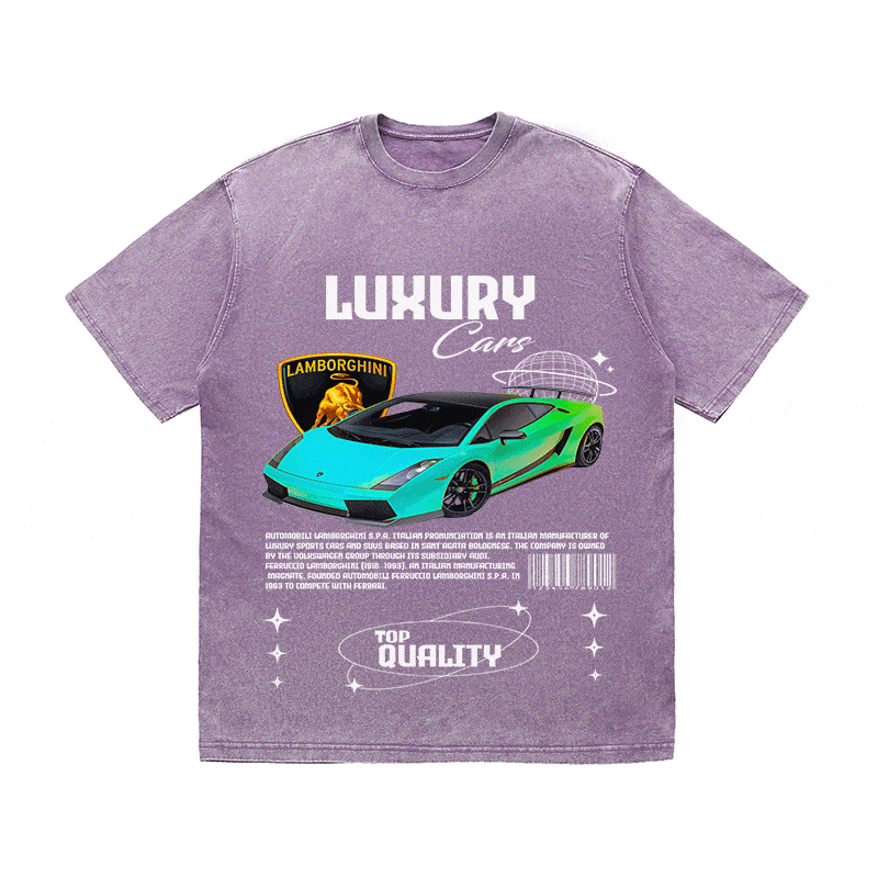 RDMCLOTHINGART tapestry hoodie LAMBORGHINI HEAVY WEIGHT COTTON TEE-9104