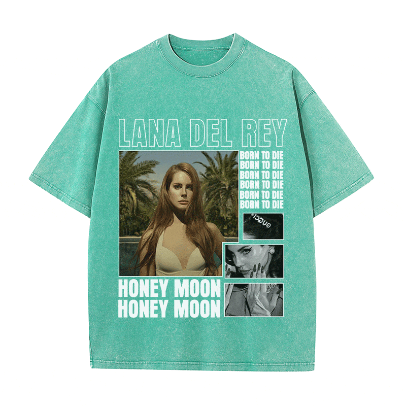 RDMCLOTHINGART tapestry hoodie LANA DEL REY HEAVY WEIGHT COTTON TEE-9005