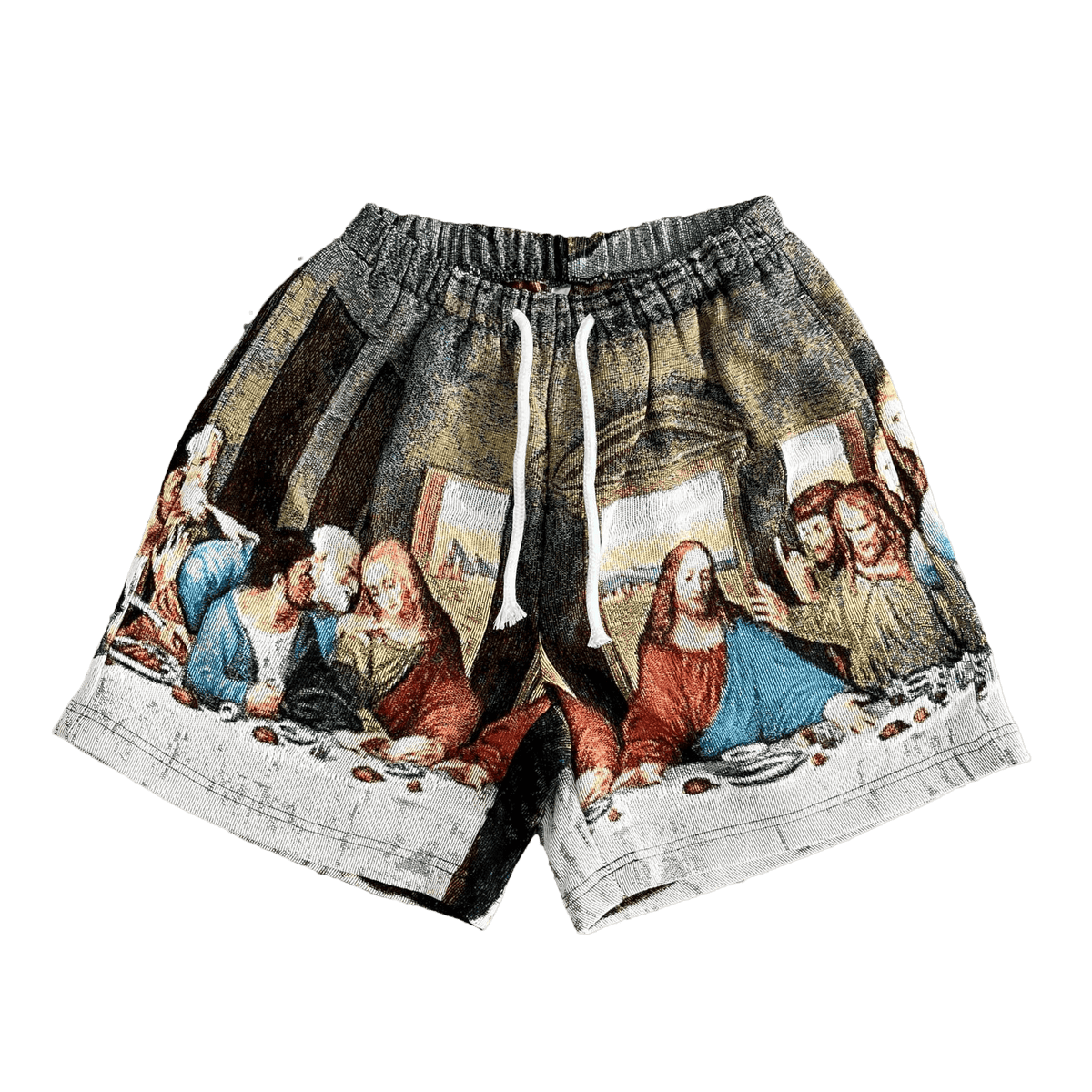 LAST DINNER TAPESTRY SHORT - RDMCLOTHINGART
