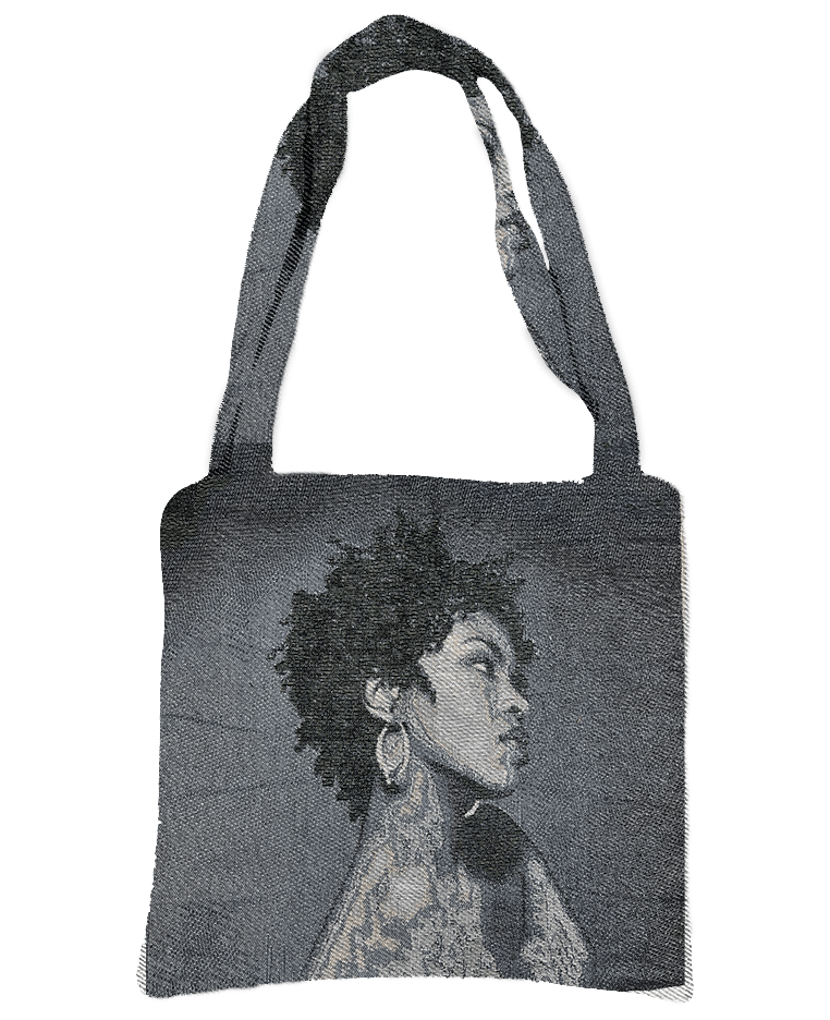 RDMCLOTHINGART tapestry hoodie LAURYN TAPESTRY BAG