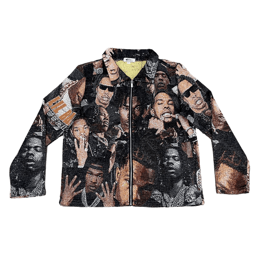 RDMCLOTHINGART tapestry hoodie LILBABY  TAPESTRY JACKET