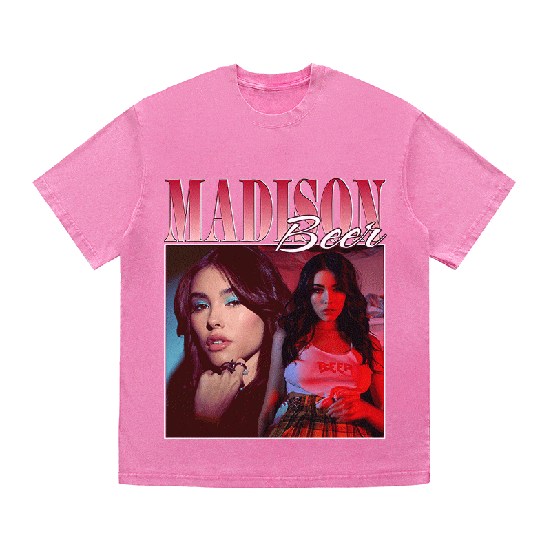 RDMCLOTHINGART tapestry hoodie MADISON BEER HEAVY WEIGHT COTTON TEE-8848