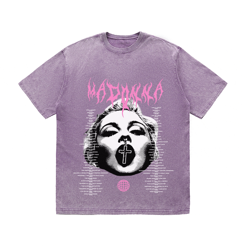 RDMCLOTHINGART tapestry hoodie MADONNA HEAVY WEIGHT COTTON TEE-8938