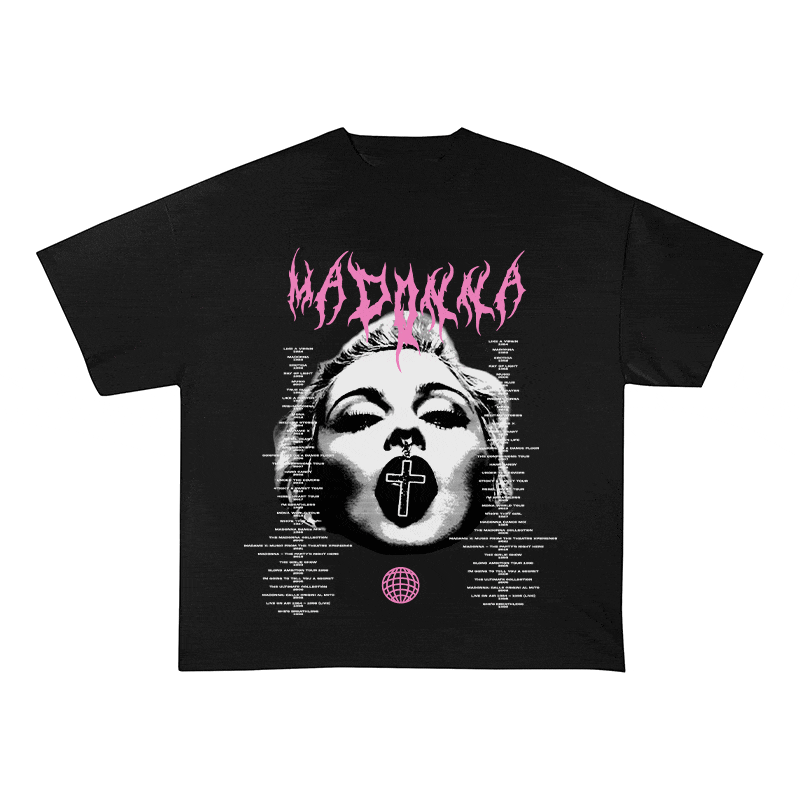 RDMCLOTHINGART tapestry hoodie MADONNA HEAVY WEIGHT COTTON TEE-8938