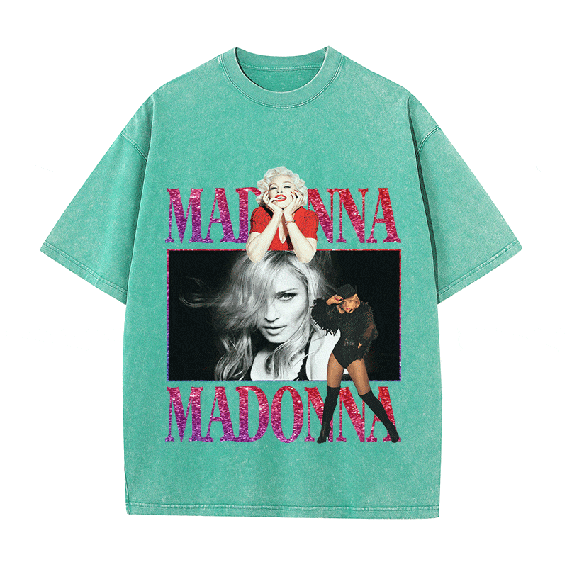 RDMCLOTHINGART tapestry hoodie MADONNA HEAVY WEIGHT COTTON TEE-9128