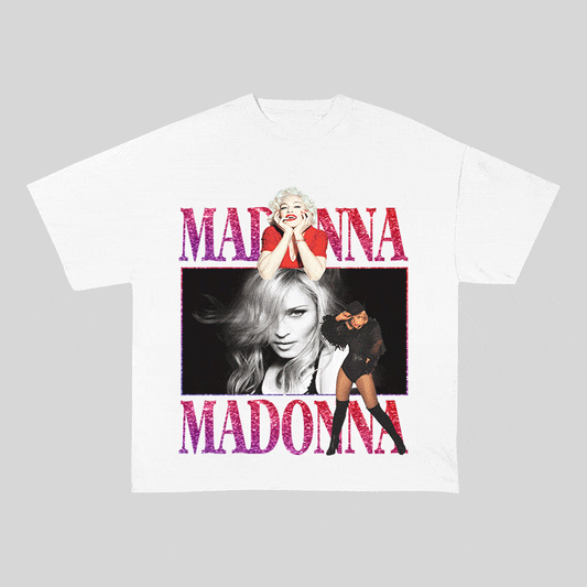 RDMCLOTHINGART tapestry hoodie MADONNA HEAVY WEIGHT COTTON TEE-9128