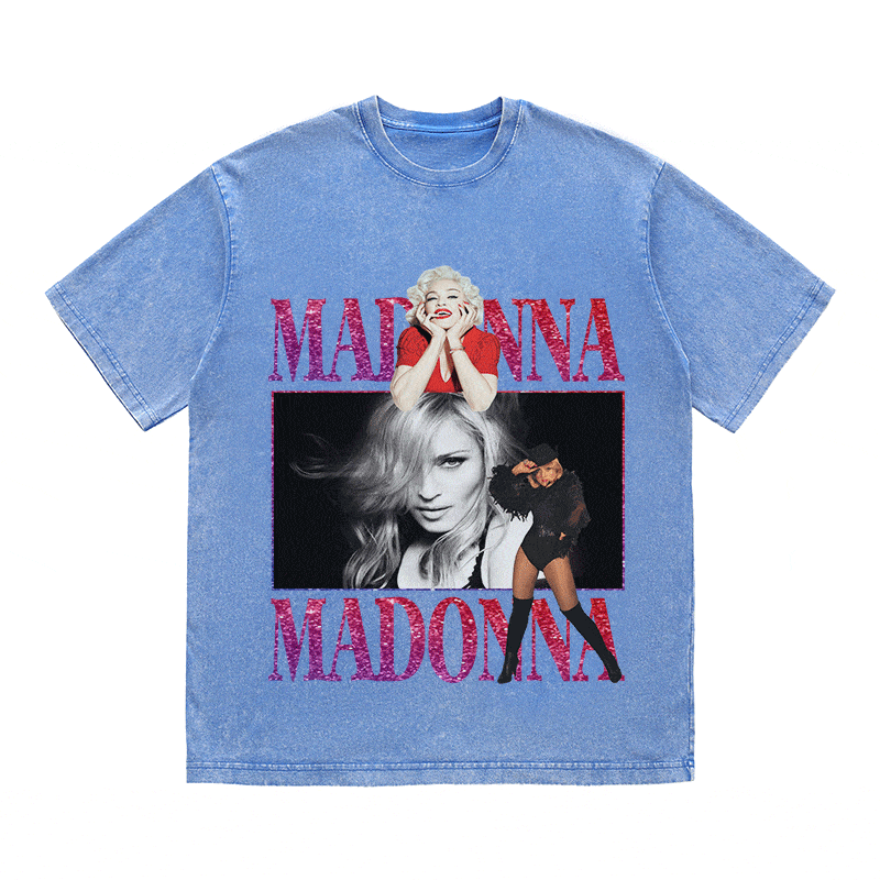 RDMCLOTHINGART tapestry hoodie MADONNA HEAVY WEIGHT COTTON TEE-9128