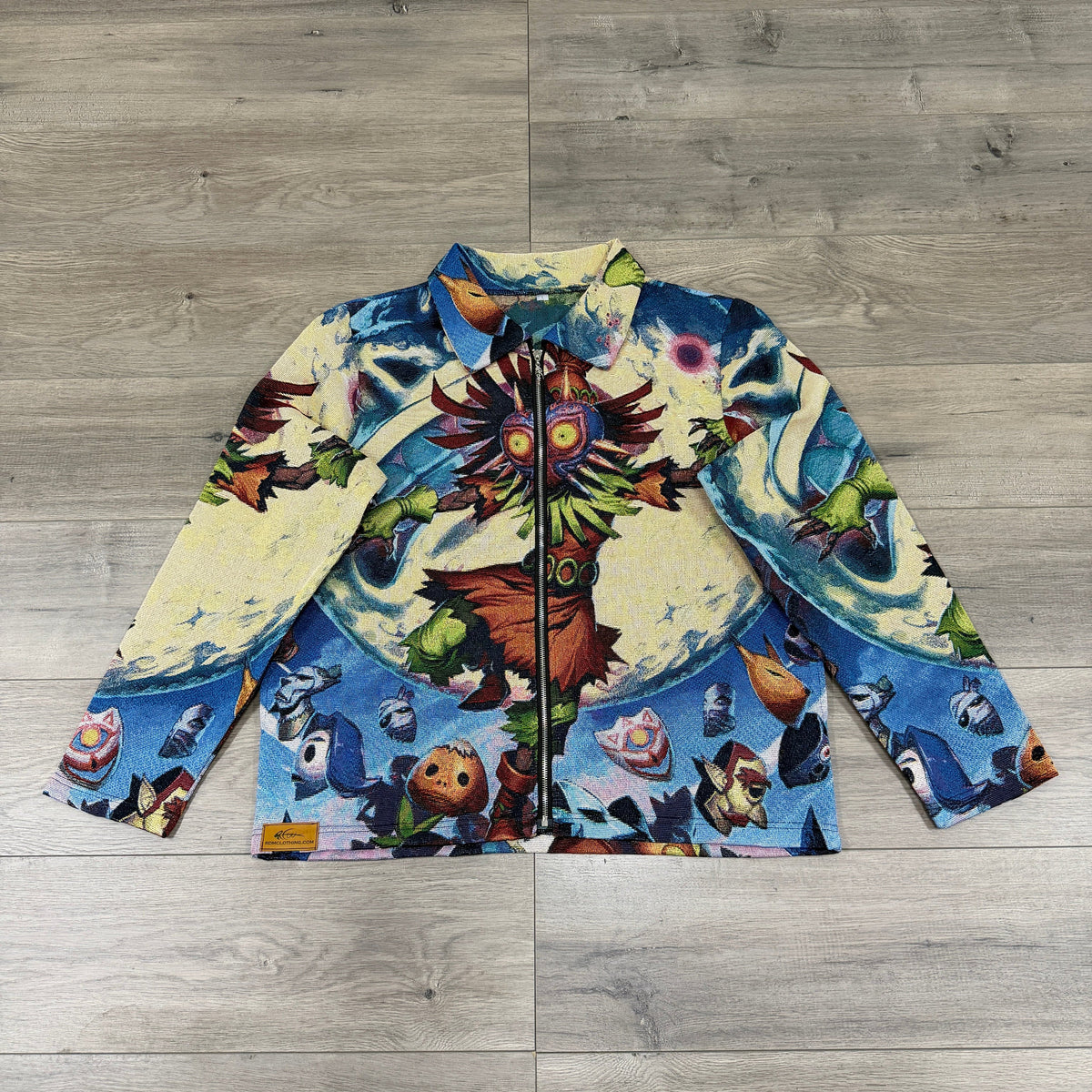 RDMCLOTHINGART tapestry hoodie MAJORA MASK TAPESTRY JACKET