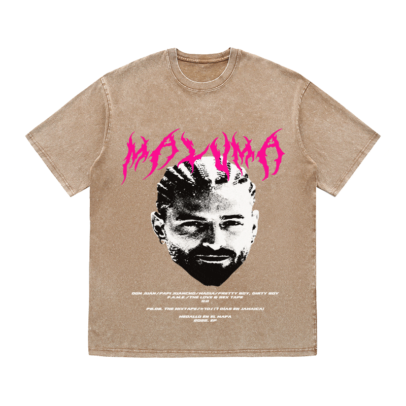 RDMCLOTHINGART tapestry hoodie MALUMA HEAVY WEIGHT COTTON TEE-8939