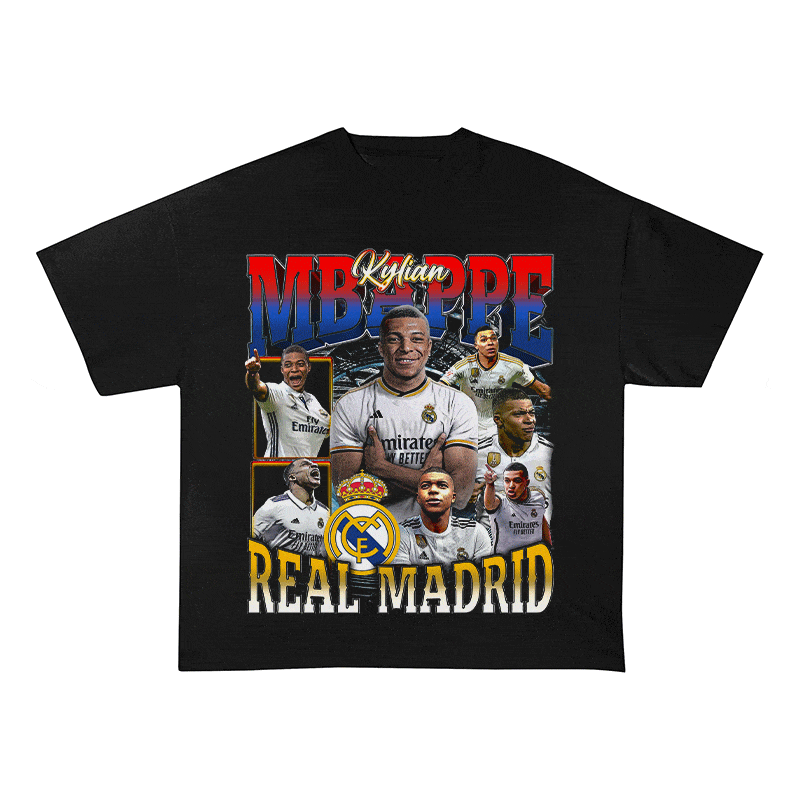 RDMCLOTHINGART tapestry hoodie MBAPPE HEAVY WEIGHT COTTON TEE-8969