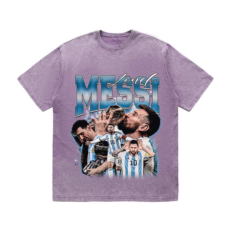 RDMCLOTHINGART tapestry hoodie MESSI 2 HEAVY WEIGHT COTTON TEE-8970