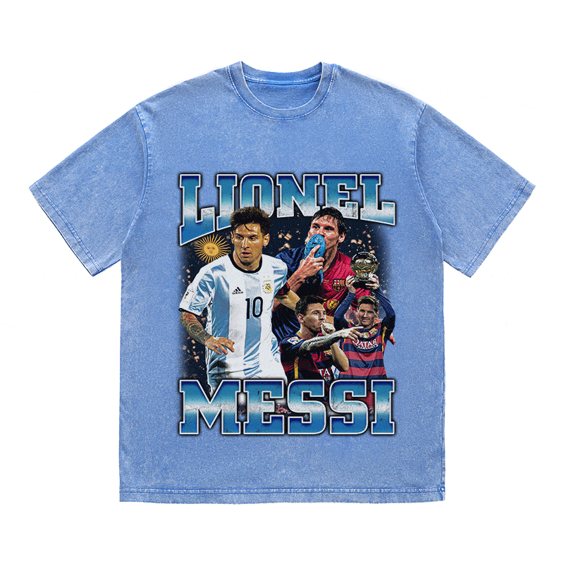 RDMCLOTHINGART tapestry hoodie MESSI 3 HEAVY WEIGHT COTTON TEE-8971