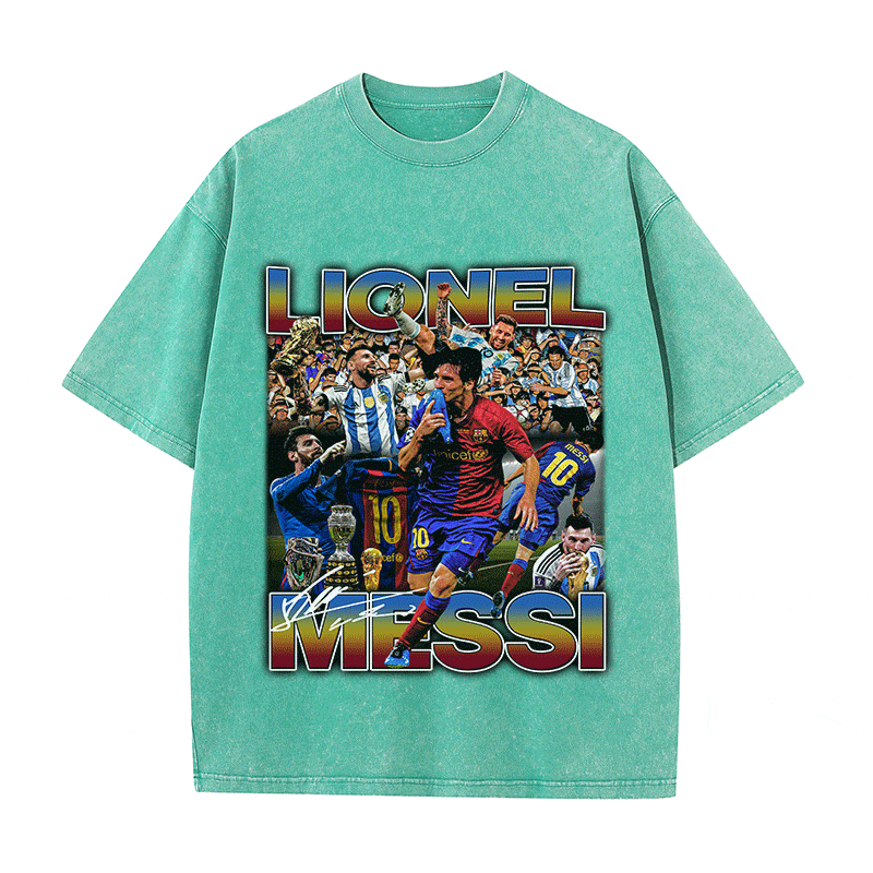 RDMCLOTHINGART tapestry hoodie MESSI 4 HEAVY WEIGHT COTTON TEE-8972