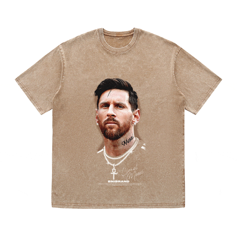 RDMCLOTHINGART tapestry hoodie MESSI HEAVY WEIGHT COTTON TEE-9323