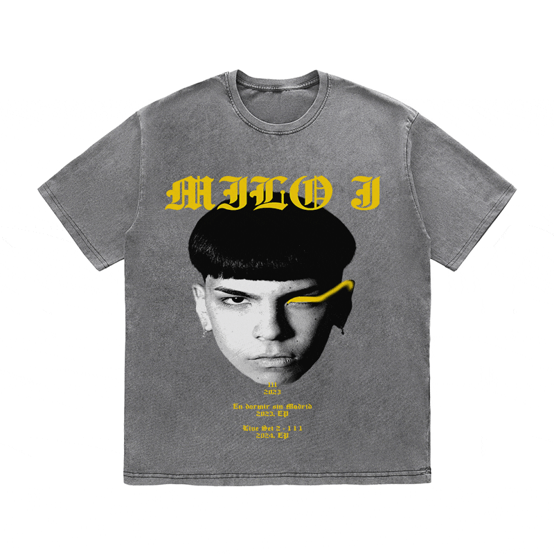 RDMCLOTHINGART tapestry hoodie MILO J HEAVY WEIGHT COTTON TEE-8886