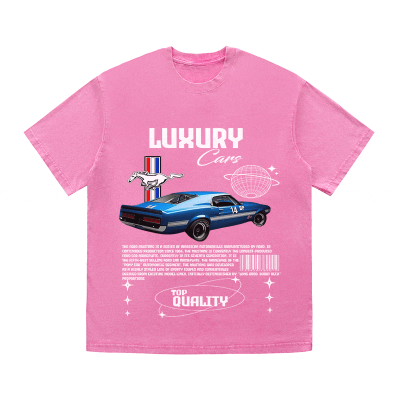 RDMCLOTHINGART tapestry hoodie MUSTANG HEAVY WEIGHT COTTON TEE-9108