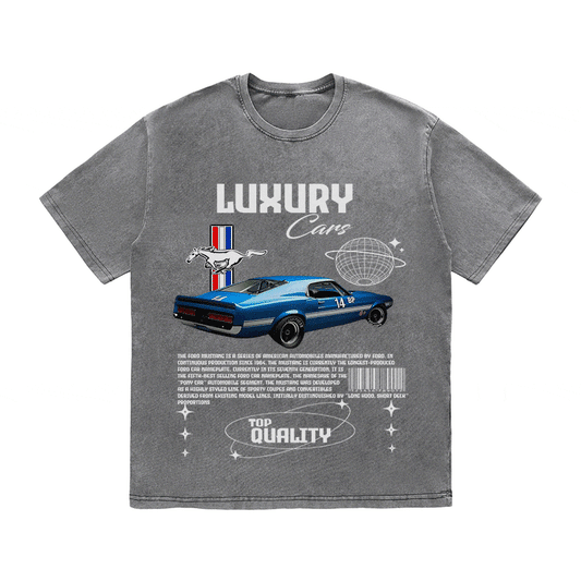 RDMCLOTHINGART tapestry hoodie MUSTANG HEAVY WEIGHT COTTON TEE-9108